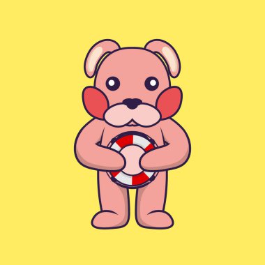 Şamandıra tutan sevimli tavşan..