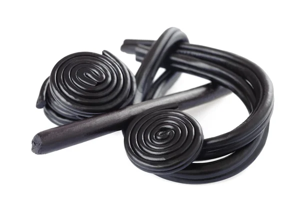 Black licorice candy — Stock Photo, Image