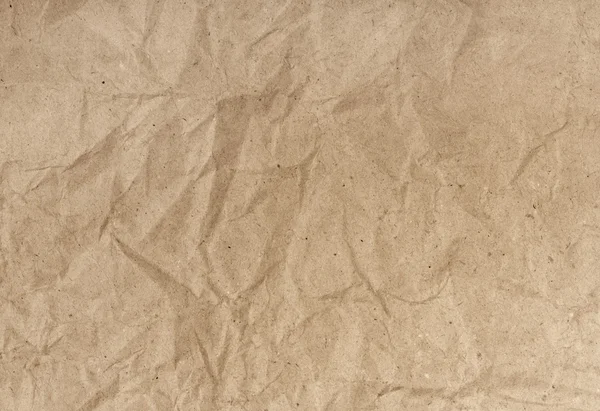 Beige crumpled paper — Stock Photo, Image