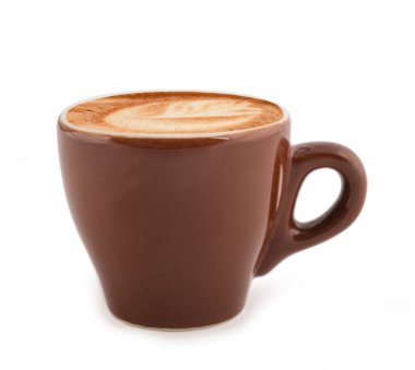 Kahve fincanı beyaz arka planda izole