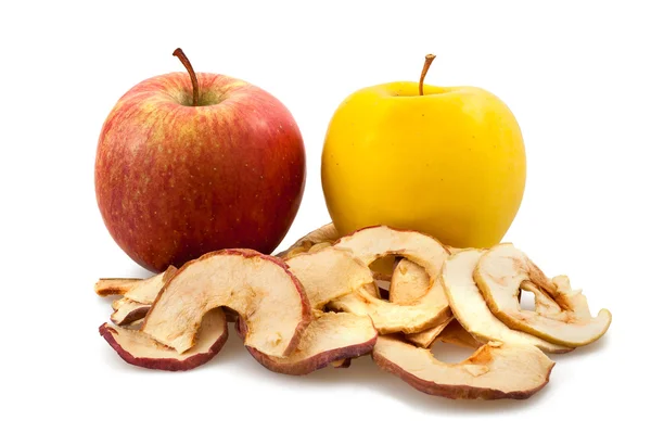 Сушеные яблоки — стоковое фото