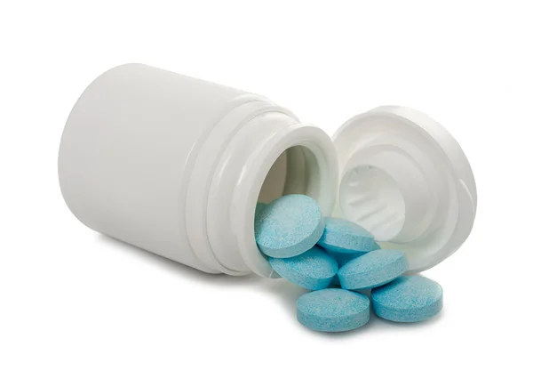 Blue pills — Stock Photo, Image