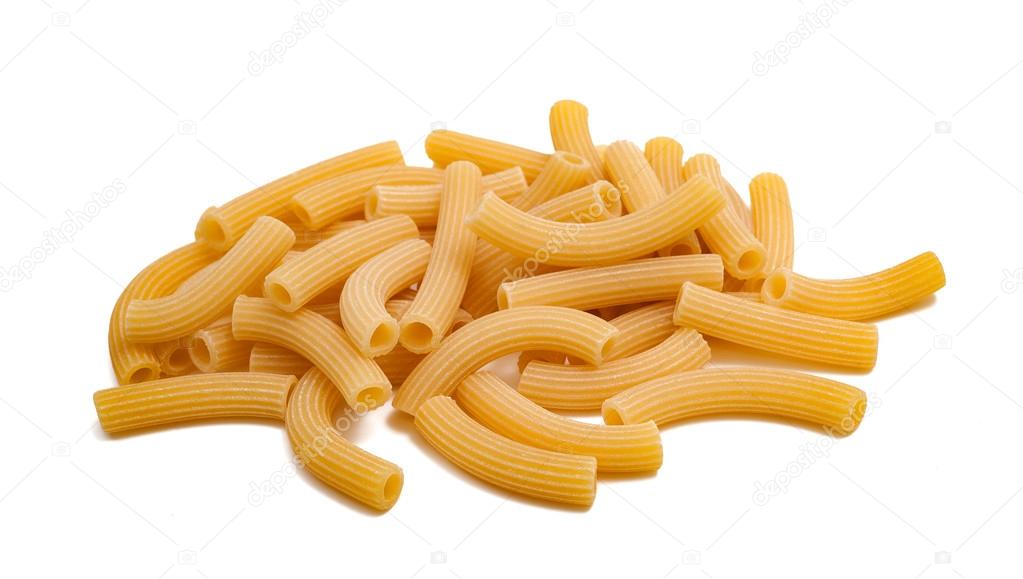 Macaroni pasta isolated