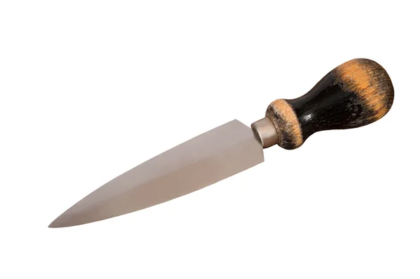 Gammal kniv isolerad — Stockfoto