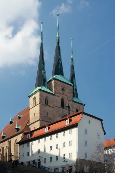 St. Severus kyrkan, Erfurt, Tyskland — Stockfoto