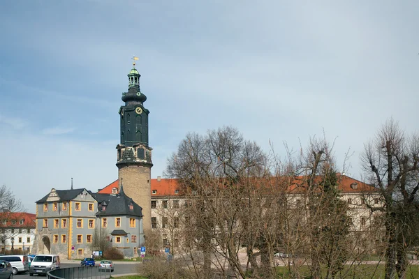 Weimar miasta zamek — Zdjęcie stockowe