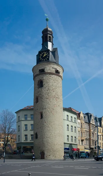 독일 할레에 있는 라이프 치거 탑 — 스톡 사진