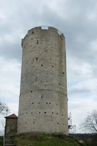 Western tower of Zaaleck fortress, Germany — Stock Photo, Image