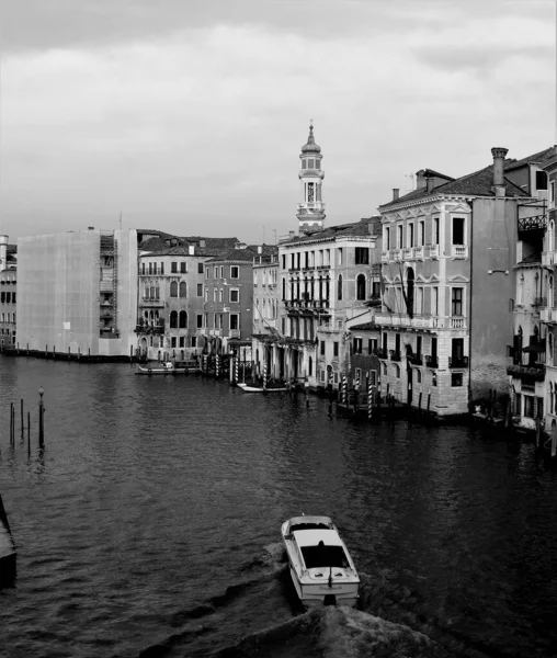 2018 Venice December 2018 Evocative Black White Image Typical Venice — 스톡 사진