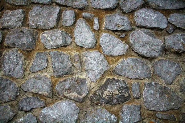 Imagem Evocativa Parede Com Pedras — Fotografia de Stock