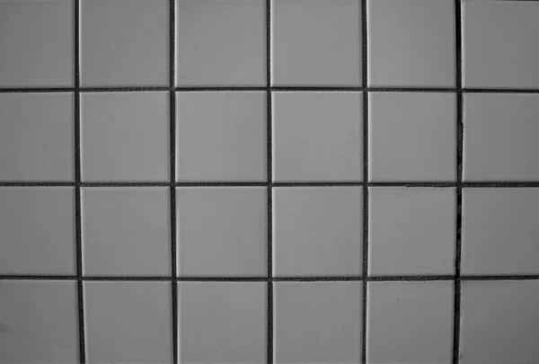 Suggestief Zwart Wit Beeld Van Vierkante Witte Wandtegels — Stockfoto