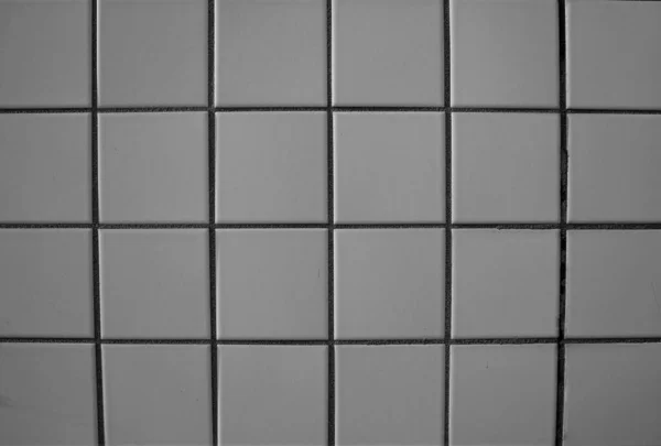 Évocatrice Image Noir Blanc Carreaux Carrés Blancs — Photo