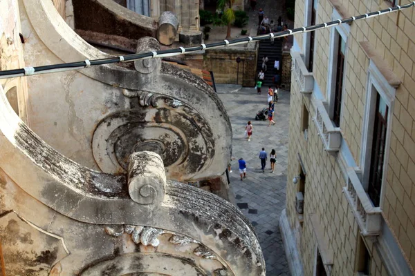 Palermo Talya Eylül 2017 Santa Caterina Manastırı Manastırın Yan Sokağındaki — Stok fotoğraf