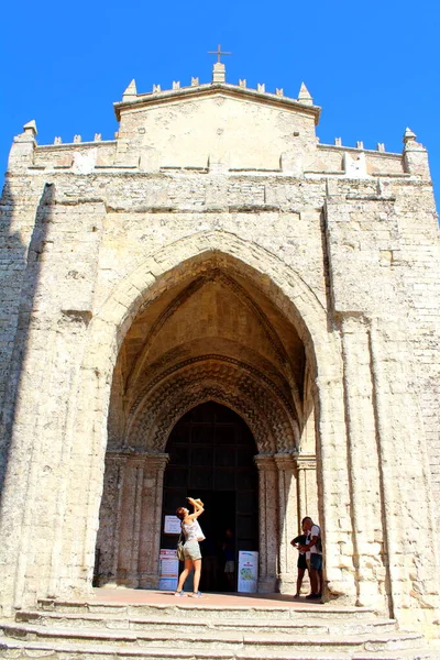 Erice Ιταλία Αυγούστου 2017 Erice Μνημείο Παγκόσμιας Κληρονομιάς Υποβλητική Εικόνα — Φωτογραφία Αρχείου