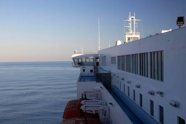 Spectaculair Beeld Van Maritieme Kust Gezien Vanaf Een Veerboot Bij — Stockfoto