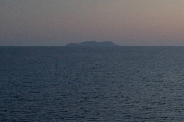 Spektakuläres Bild Der Meeresküste Von Einer Fähre Aus Morgengrauen Mit — Stockfoto