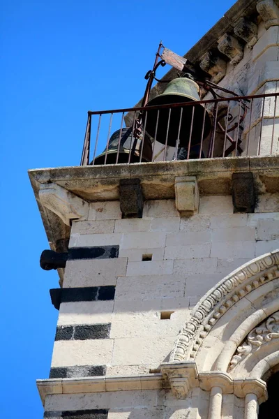 2017 Acireale Sizilien Detail Eines Historischen Gebäudes Der Stadt — Stockfoto