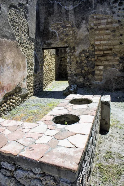 Pompeji Italien Juni 2020 Gamla Romerska Staden Hittades Efter Utgrävningar — Stockfoto