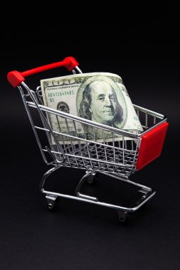 Alışveriş arabası.