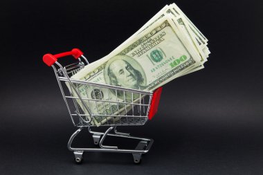 Alışveriş arabası.