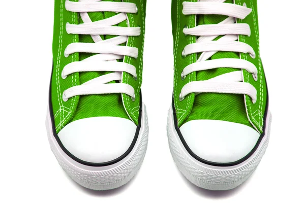 Zöld cipők Stock Fotó