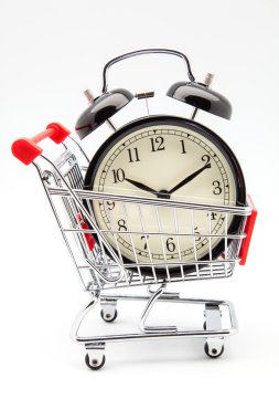 Alışveriş arabası.