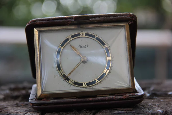 Relógio Mesa Velho Decorativo — Fotografia de Stock