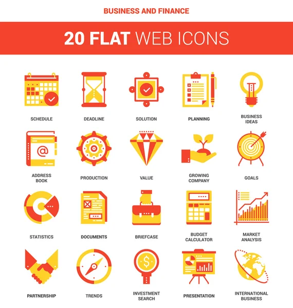 Negocios y finanzas — Vector de stock