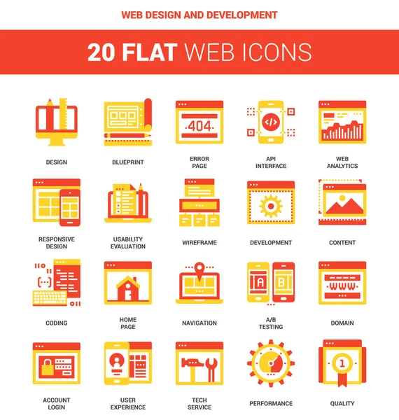 Diseño y Desarrollo Web — Archivo Imágenes Vectoriales