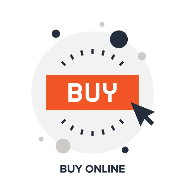 Buy online concept — Stock Vector