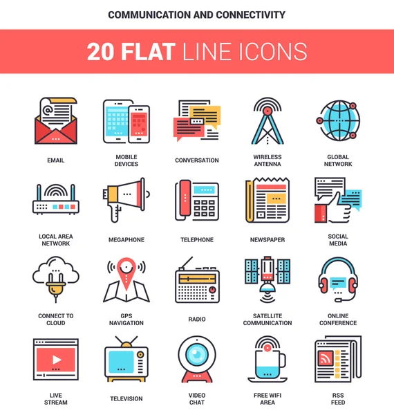 Communication and Connectivity — Stock Vector