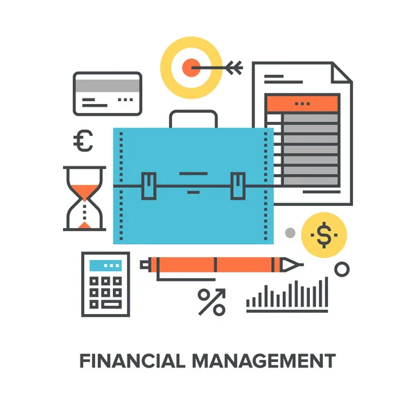 Concepto de gestión financiera — Archivo Imágenes Vectoriales