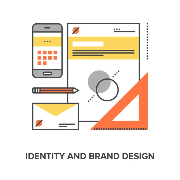 Identidad y diseño de marca — Vector de stock