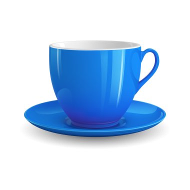 Blue Cup clipart