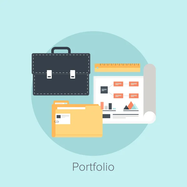 Portfolio — Stock Vector