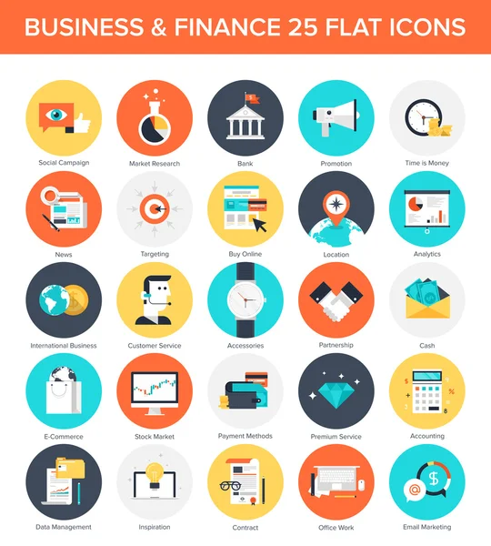 Business Icons. — Stock Vector