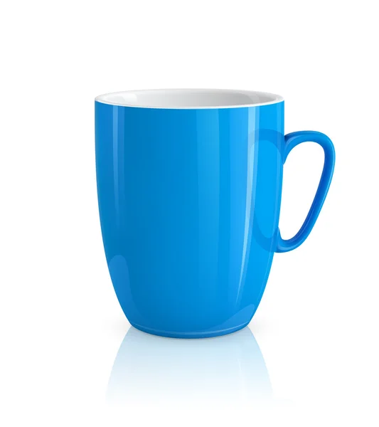 Голубая чашка — стоковый вектор