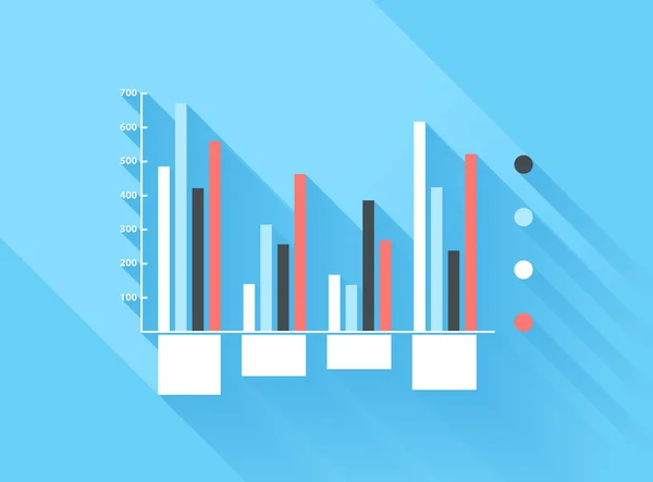 Infografica aziendale — Vettoriale Stock