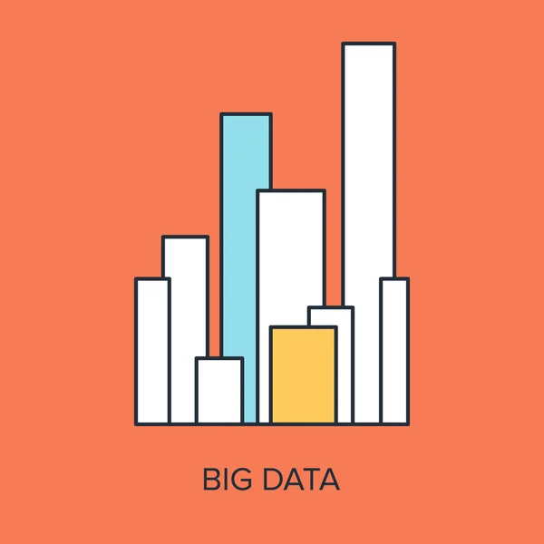 Big Data — Stockvektor