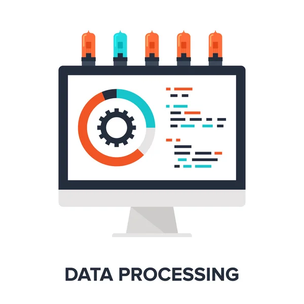 Processamento de dados —  Vetores de Stock