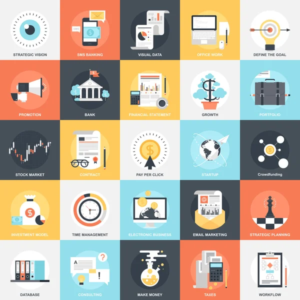 Business icons — Stock Vector © vasabii777 61560721