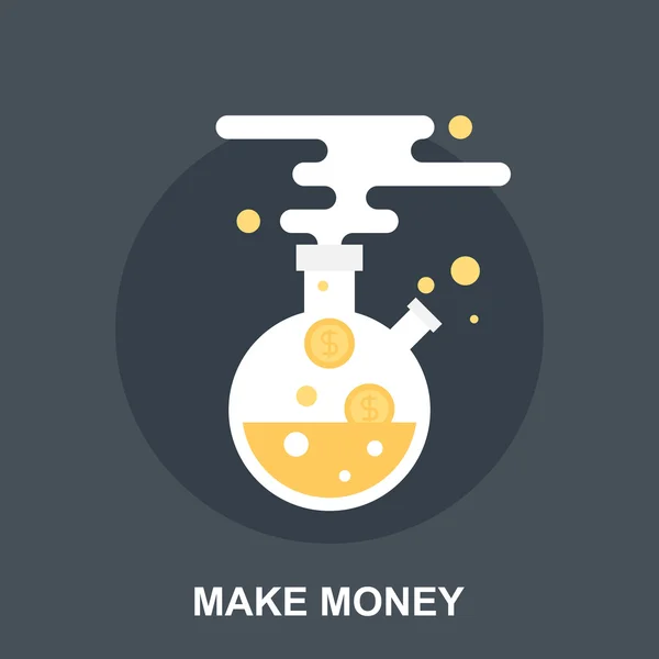 Make Money — Stock Vector