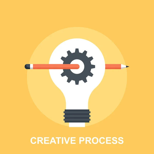 Creative Process — Stock Vector