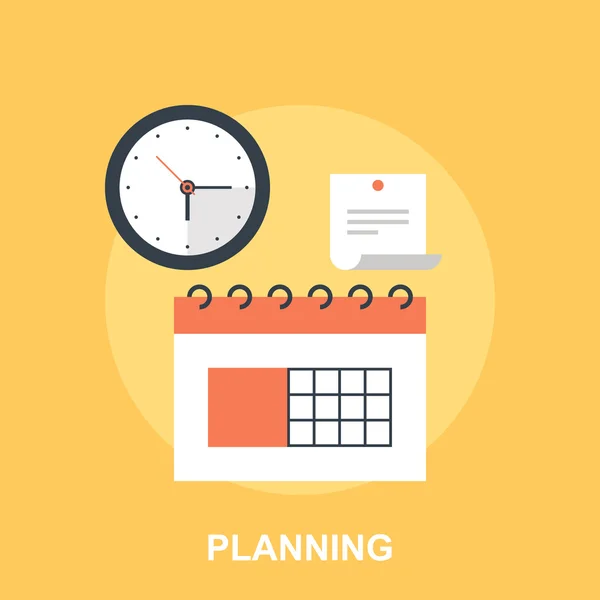 Planification — Image vectorielle