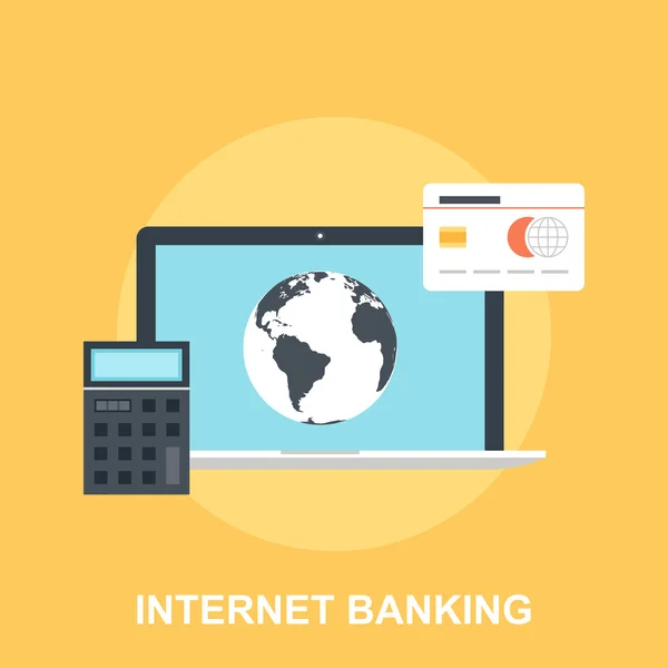 Internet Banking — Stock Vector