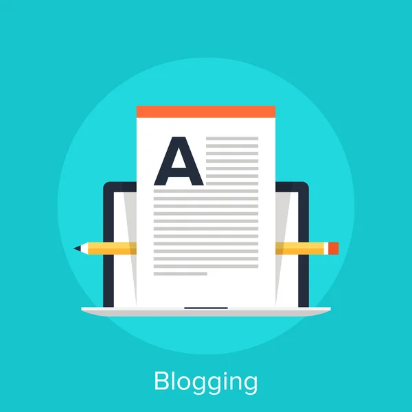 Blogowanie — Wektor stockowy