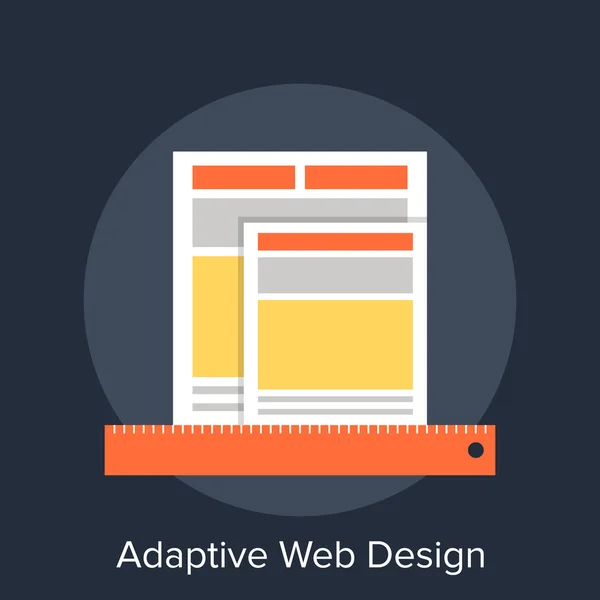 Design web adaptativo — Vetor de Stock