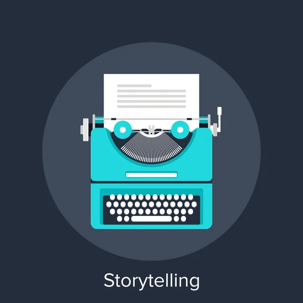 Storytelling — Stockový vektor