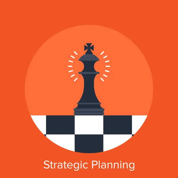 Strategische Planung — Stockvektor