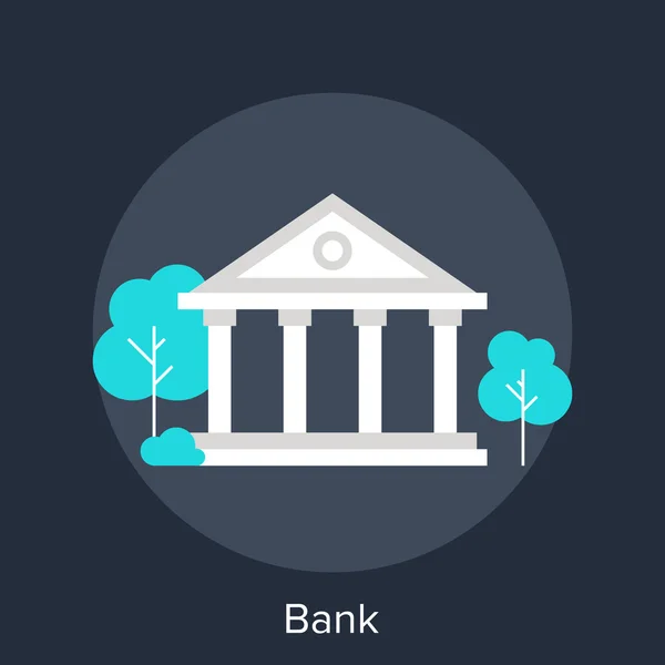 Εικονίδιο τράπεζας — Διανυσματικό Αρχείο